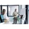 Bi-Office Earth Kyoto Mobile Magnetic Easel, With Paper Roll, With Extendable Arms, Silver