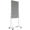 Bi-Office White Portable Duo Board and Flipchart Easel