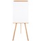 Archyi Angolo Tripod Easel, Lacquered Steel Surface, 75x106cm, Brown