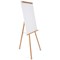Archyi Angolo Tripod Easel, Lacquered Steel Surface, 75x106cm, Brown