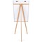 Archyi Angolo Tripod Easel, Lacquered Steel Surface, 75x106cm, Brown