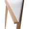 Archyi Angolo Tripod Easel, Lacquered Steel Surface, 75x106cm, Brown