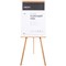 Archyi Angolo Tripod Easel, Lacquered Steel Surface, 75x106cm, Brown