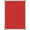 Bi-Office Enclore Red Felt Noticeboard Display Case, 9xA4, Aluminium Frame