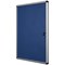 Bi-Office Enclore Felt Indoor Lockable Glazed Case, 1160x981x35mm, Blue