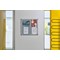 Bi-Office Enclore Combonet Display Case, 9xA4, Aluminium Frame