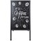 Bi-Office A-Frame Chalkboard, W600 x H1200mm, Black