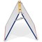 Bi-Office Schoolmate Desktop Magnetic Easel, Lacquered Steel, 600x450mm