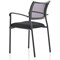 Brunswick Visitor Chair, With Arms, Black