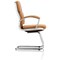 Classic Visitor Cantilever Chair, Leather, Tan
