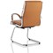 Classic Visitor Cantilever Leather Chair, Tan