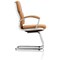 Classic Visitor Cantilever Leather Chair, Tan