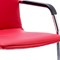 Echo Visitor Cantilever Leather Chair, Red