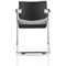 Havanna Leather Visitor Chair, Black