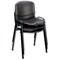 ISO Polypropene Stacking Chair, Black