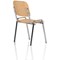 ISO Chrome Frame Stacking Chair, Beech