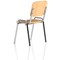 ISO Chrome Frame Stacking Chair, Beech