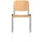 ISO Chrome Frame Stacking Chair, Beech