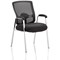 Portland Straight Leg Visitor Chair, Black