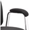 Portland Straight Leg Visitor Chair, Black