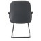 County Leather Visitor Chair - Black