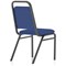 Banqueting Stacking Visitor Chair, Black Frame, Blue