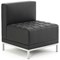 Infinity Leather Modular Chair, Black