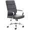 Advocate Executive Chair, Fixed Height Arms, Black - Delivered Built