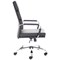 Advocate Executive Chair, Fixed Height Arms, Black - Delivered Built