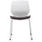 Florence Visitor Chair, Dark Grey