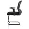 Zion Mesh Cantilever Visitor Chair- Black