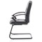 Bella Leather Cantilever Chair, Black Bella Leather Cantilever Chair, Black