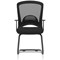 Astro Visitor Cantilever Leg Mesh Chair Black