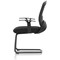 Astro Visitor Cantilever Leg Mesh Chair Black