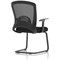 Astro Visitor Cantilever Leg Mesh Chair Black