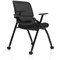 Capra Mesh Back Folding Training Chair Black Fabric Seat