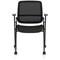 Capra Mesh Back Folding Training Chair Black Fabric Seat