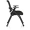 Capra Mesh Back Folding Training Chair Black Fabric Seat