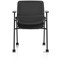 Capra Mesh Back Folding Training Chair Black Fabric Seat