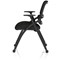 Capra Mesh Back Folding Training Chair Black Fabric Seat