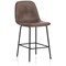 Charford Bistro High Stool - Pecan Brown
