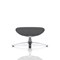 Etta Dark Grey Cashmere Footstool