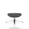 Etta Dark Grey Cashmere Footstool