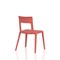 Nest Edge Stacking Cafe & Bistro Chair Red