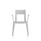 Nest Edge Stacking Cafe & Bistro Chair Grey with Arms