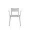Nest Edge Stacking Cafe & Bistro Chair Grey with Arms