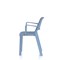 Nest Loop Stacking Cafe & Bistro Chair Blue with Arms