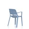 Nest Loop Stacking Cafe & Bistro Chair Blue with Arms