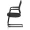 Flint Mesh Back Cantilever Chair, Black