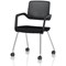 Cosmo Training Chair Black Frame Black Seat